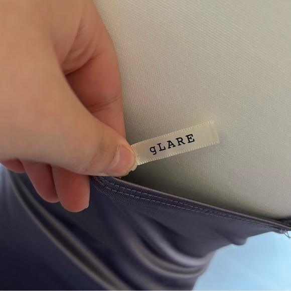 Satin Mini Dress Sleeveless Party Cocktail Ruched Bodycon Dress gLare - Picture 4 of 5